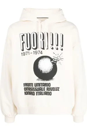 Gucci Graphic-print cotton hoodie