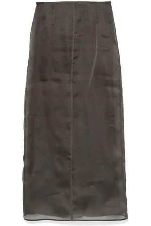 Fabiana Filippi Organza midi skirt