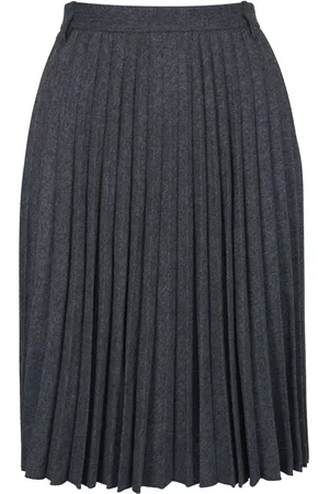 Vince Pleated midi skirt