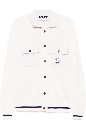 Kiton Embroidered logo jacket