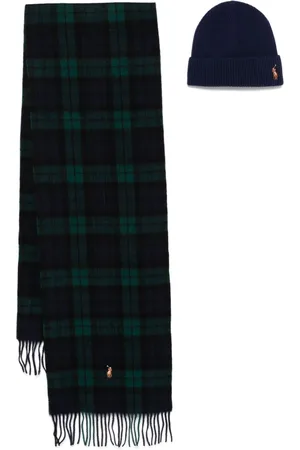 Ralph Lauren Polo Pony scarf and beanie set