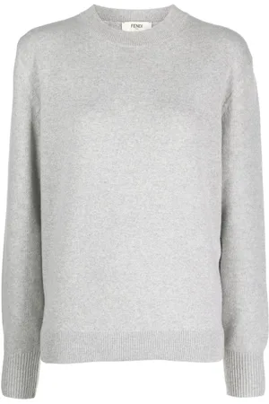 Fendi Crew-neck wool-blend jumper