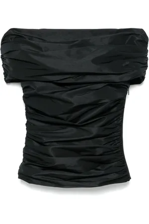 COPERNI Off-shoulder taffeta top
