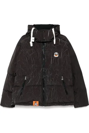 A Bathing Ape Crease effect padded jacket