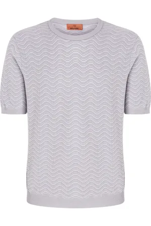 Missoni Wave-pattern crew-neck T-shirt