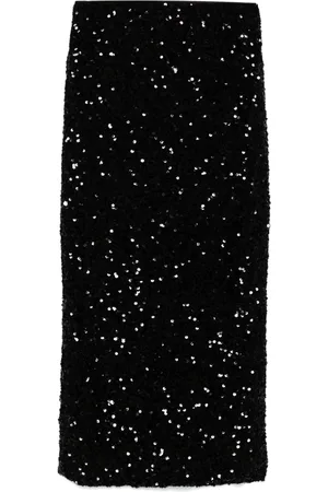 ROTATE Sequined midi skirt