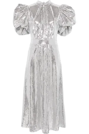 ROTATE Sequined maxi dress