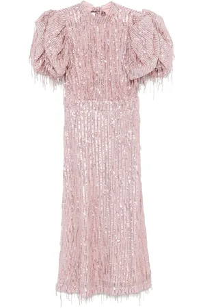 ROTATE Sequinned maxi dress