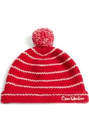 VALENTINO GARAVANI Logo-embroidered beanie