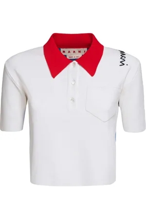 Marni Colour-block polo top