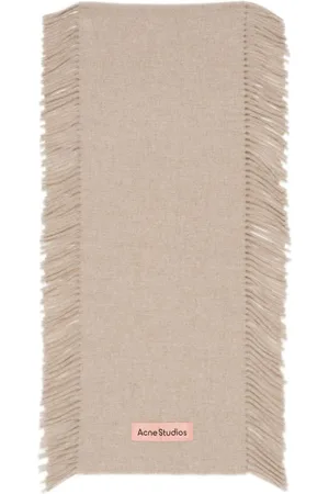 Acne Studios Wool fringed-edge scarf