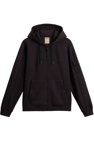 Woolrich Logo-print zip-up hoodie