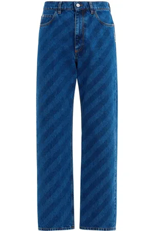 Marni Diagonal-stripes jeans