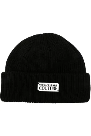 VERSACE Ribbed-knit beanie hat
