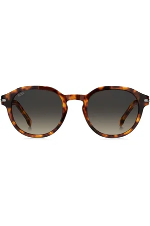 HUGO BOSS Round-frame sunglasses