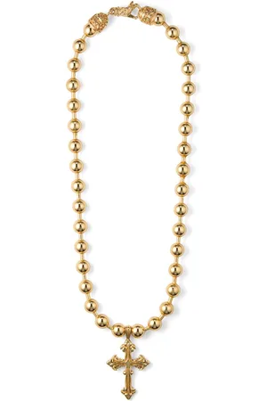 EMANUELE BICOCCHI Beaded cross necklace