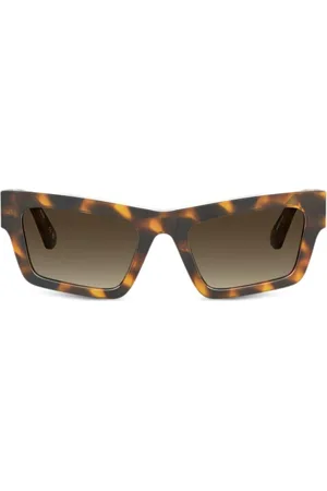 Moschino Logo-plaque sunglasses