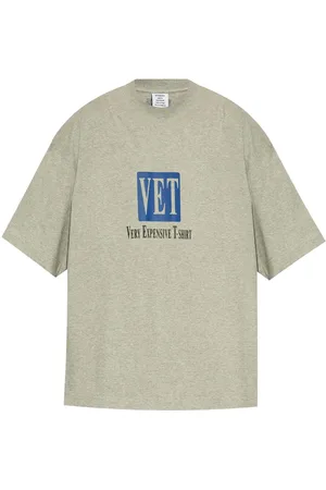 Vetements Logo-print cotton t-shirt