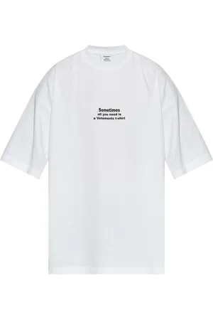 Vetements Logo-print cotton t-shirt