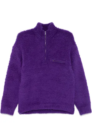 Auralee Half-zip sweater