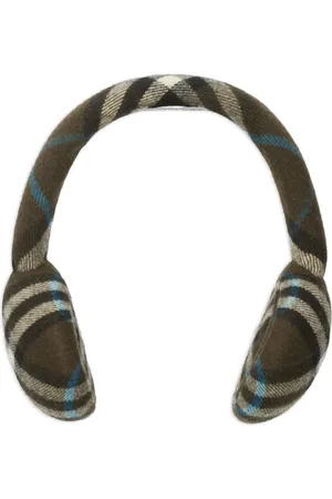 Burberry Check wool earmuffs