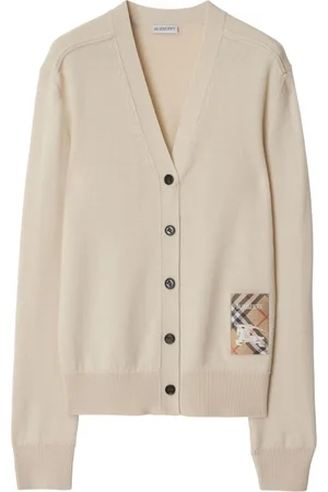 Burberry Check Label cardigan
