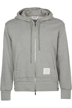 Thom Browne Stripe zip-up hoodie