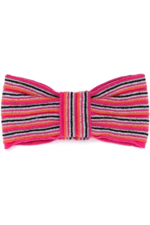 Missoni Striped knitted hair bow