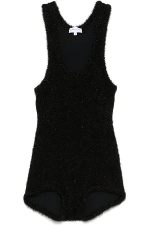 Ioana Ciolacu Fringed playsuit