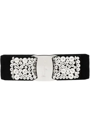 Salvatore Ferragamo Vara crystal-embellished hair pin