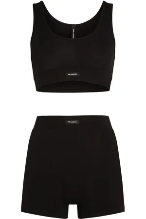 Karl Lagerfeld Logo-appliquéd underwear set