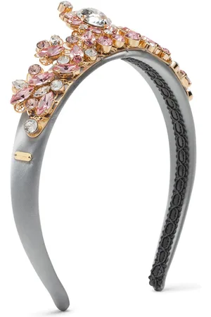 Dolce & Gabbana Bejewelled satin headband