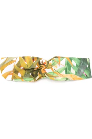 Lygia & Nanny Bethânia botanical-print headband