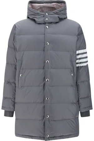 Thom Browne 4-Bar down hooded coat