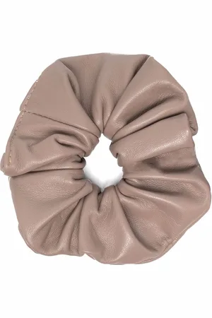 Manokhi Leather scrunchie hairband