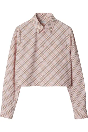 Burberry Vintage Check cropped shirt