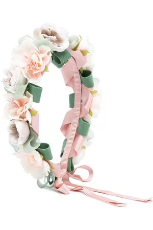 COLORICHIARI Appliqué-floral crown