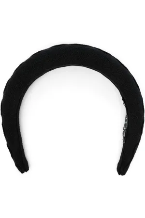 Patou Wave padded tweed headband