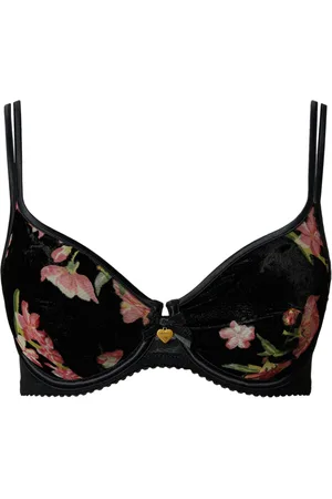 Twin-Set Velvet underwire bra