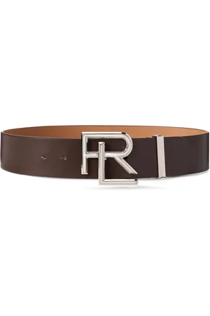 Ralph Lauren Logo-buckle leather belt