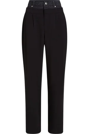 Karl Lagerfeld Double-waist tailored trousers