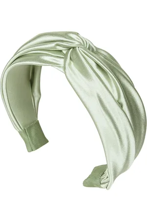 Jennifer Behr Twist silk satin headband