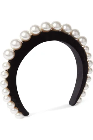 Nina Ricci Pearl velvet headband