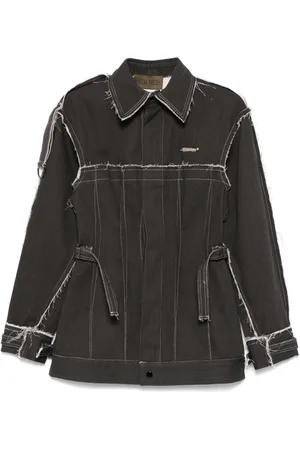 Elena Velez Darted denim jacket