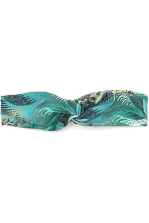 Lygia & Nanny Bethânia botanical-print headband