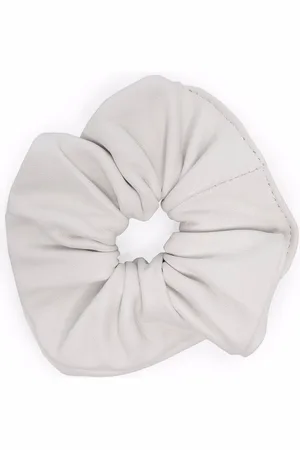 Manokhi Textured leather scrunchie