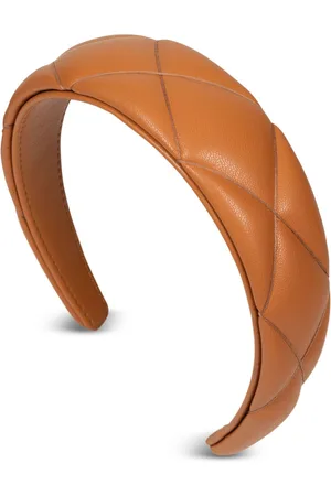 Jennifer Behr Hanna quilted leather headband