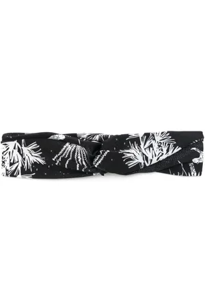 Lygia & Nanny Bethania graphic-print twisted head band