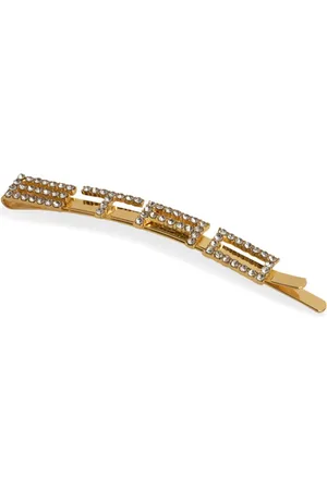 Etro Logo-lettering rhinestone hair clip