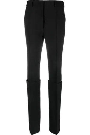 Sportmax Turn-up hem slim-fit trousers